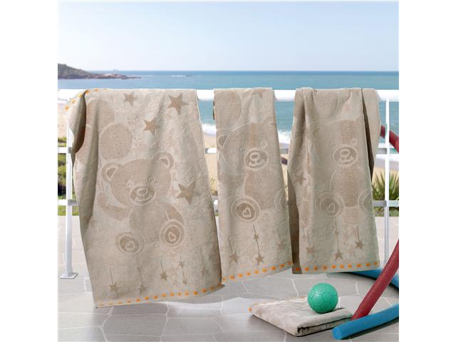 Toalha Infantil Buettner Cinza 70x120...