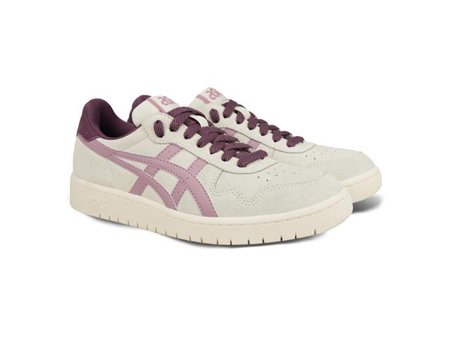 Tenis Asics Japan S Camurça Cream/Taro PurpleF...