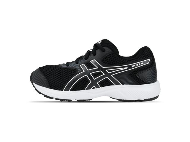 Tênis Asics Buzz 4 Black/Real White Kids Tam 34 - 4