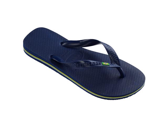 Chinelo Havaianas Brasil Marinho Tam 37-38 - 1