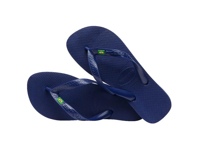 Chinelo Havaianas Brasil Marinho Tam 39-40 - 3