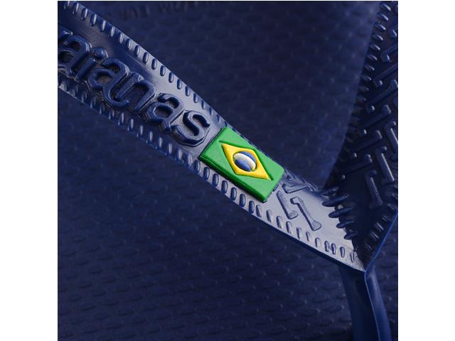 Chinelo Havaianas Brasil Marinho Tam 39-40 - 5