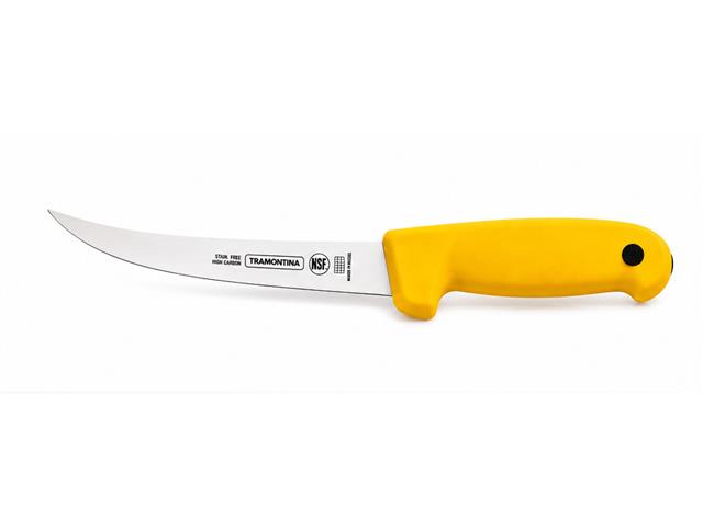 Faca Tramontina Profissional Máster Desossa Flexível 5” Amarela