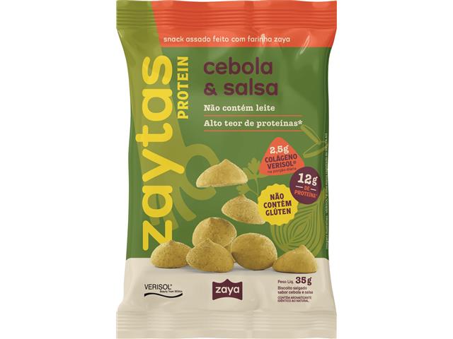 Snack Proteico Cebola e Salsa 12g Proteína Zay...
