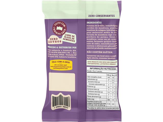 Snack Proteico Chocolate 12g Proteína Zaytas Protein 12x35g - 1