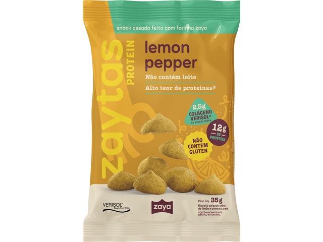 Snack Proteico Lemon Pepper 12g Proteína Zayta...