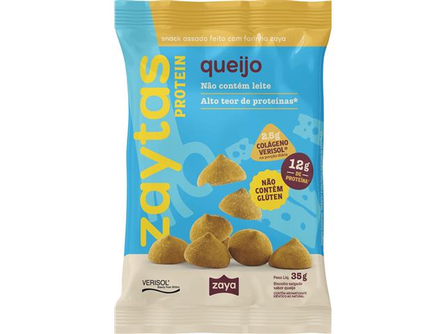 Snack Proteico Queijo 12g Proteína Zaytas Prot...