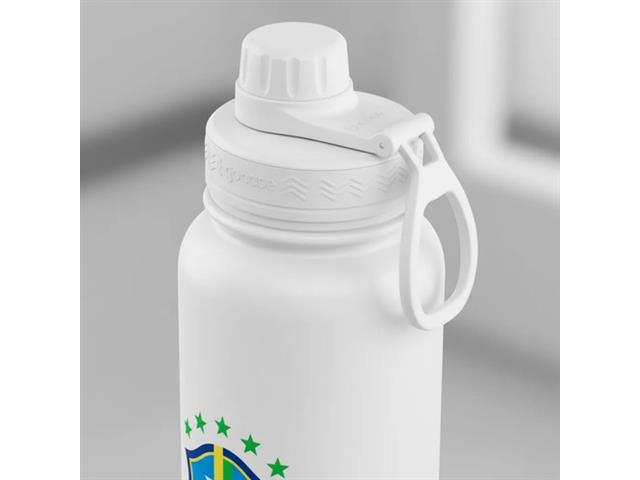 Garrafa Térmica Inox Gocase Copa Mundo Brasil Branca 950ml - 4