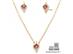 Conjunto Morana zircônias cadeado dourado 40cm + 5cm - 0