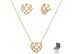 Conjunto Morana cravejado zircônias dourado 40cm + 5cm - 0