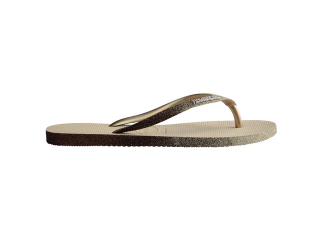 Chinelo Havaianas Slim Sparkle Me Areia Tam 41-42 - 2