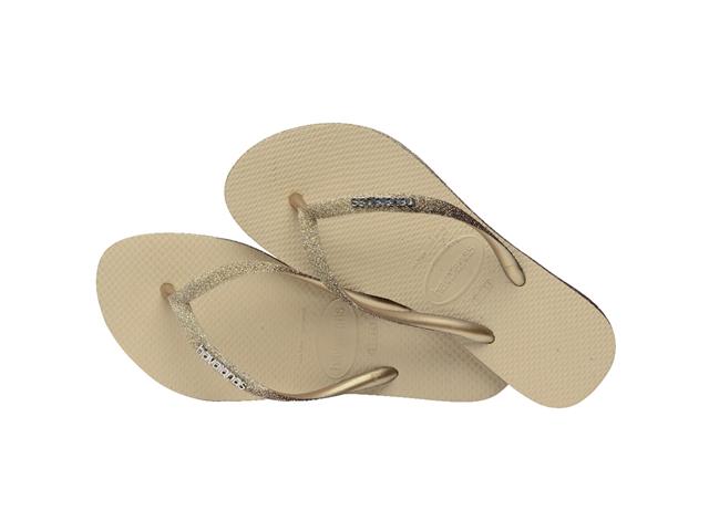 Chinelo Havaianas Slim Sparkle Me Areia Tam 41-42 - 3