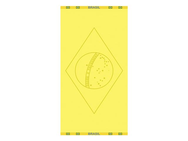 Toalha Bandeira Praia 70x140 Ouro 1 Peça