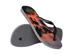 Chinelo Havaianas Top Surfer I Cinza Aco/Preto/Laranja Sunset Tam 41-4 - 3