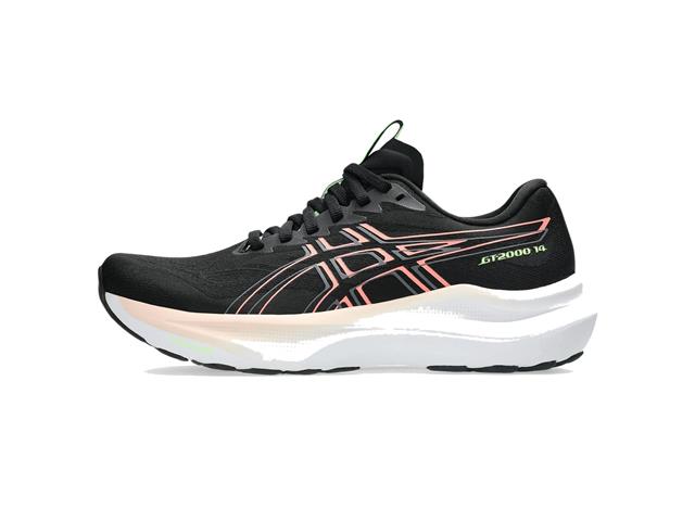 Tênis Asics Gt-2000 14 Black/Sun Coral Fem - 4