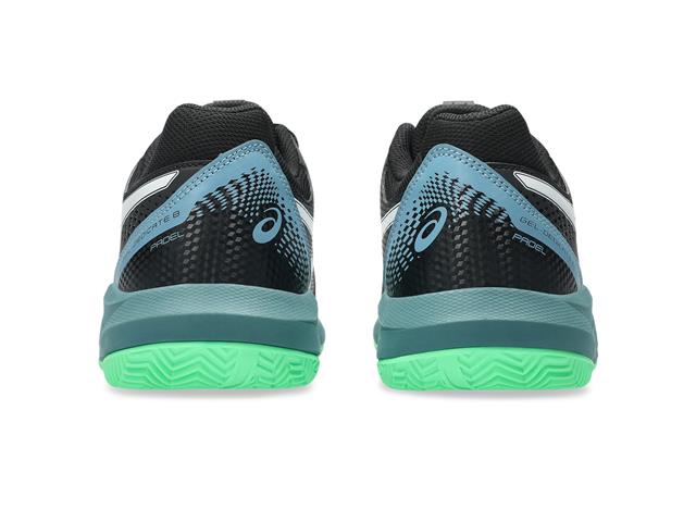 Tênis Asics Gel-Dedicate 8 Padel, 003 Black/Vital Green Masc - 5