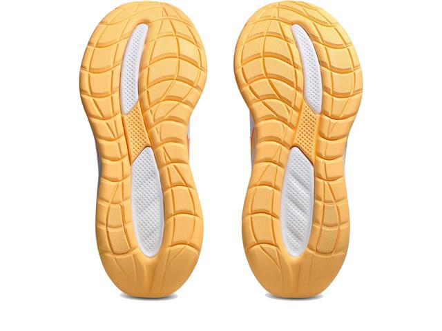 Tenis Asics Gel Cumulus 28  103 White Orange Glow Fem Tam 37 - 7
