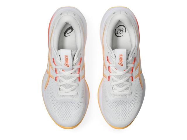 Tenis Asics Gel Cumulus 28  103 White Orange Glow Fem Tam 40 - 5