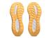 Tenis Asics Gel Cumulus 28  103 White Orange Glow Fem Tam 40 - 6