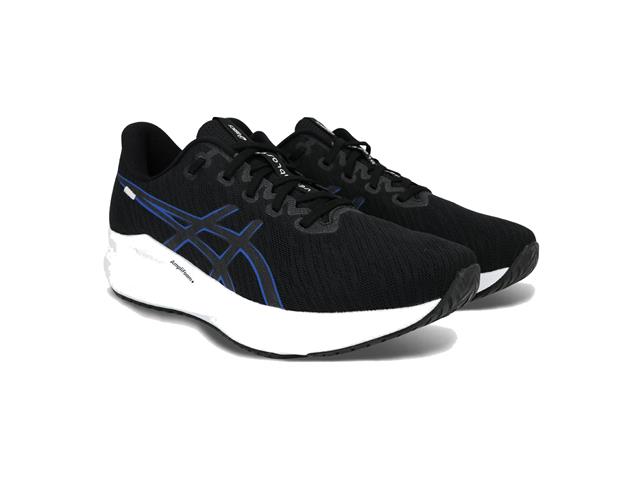 Tenis Asics Versablast 4  004 Black Neon Blue Masc Tam 42