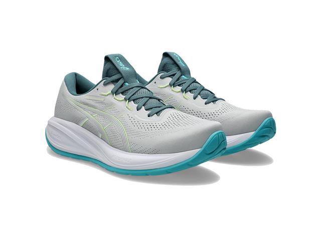 Tenis Asics Gel Cumulus 28  021 Cloud Grey Energy Aqua Masc Tam 43