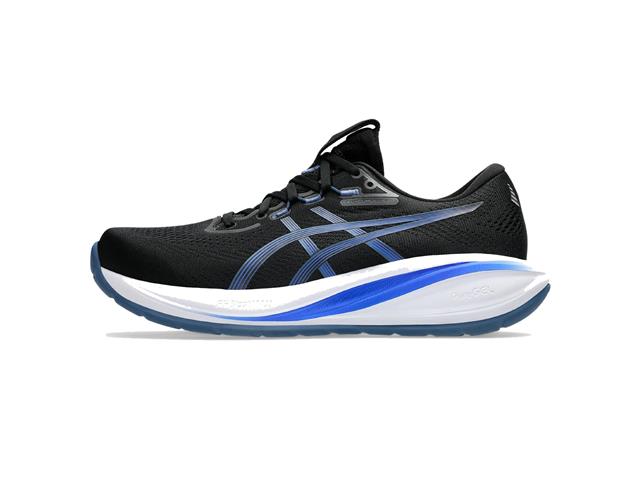 Tenis Asics Gel Cumulus 28  006 Black Neon Blue Masc Tam 39 - 4