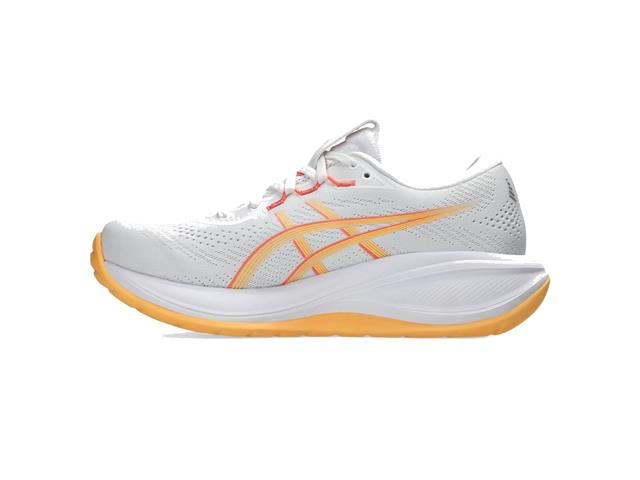 Tênis Asics Gel-Cumulus 28, 103 White/Orange Glow Fem - 3