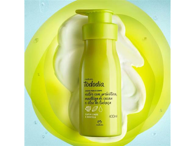 Creme Corpo Tododia Capim Limão e Hortelã 400 ml - 1
