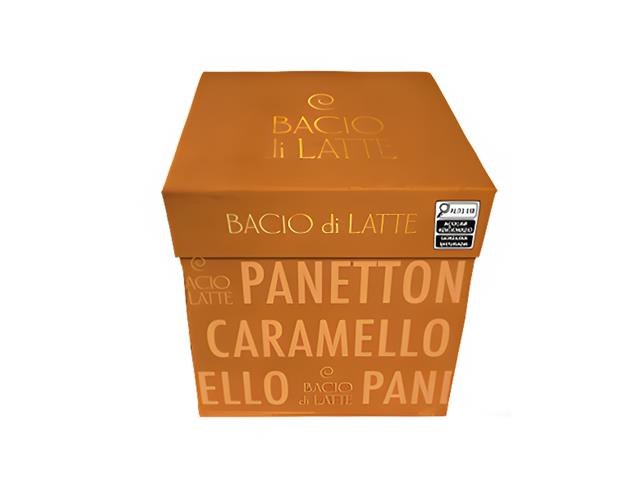 Panettone Bacio di Latte Massa lisa e recheio de caramelo salgado 700G - 1