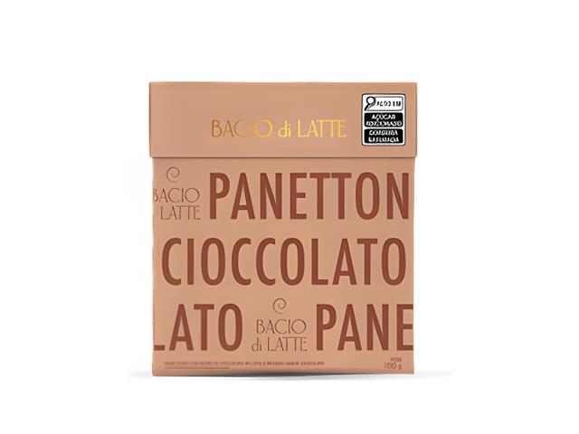 Panettone Bacio di Latte Massa com gotas e rec...