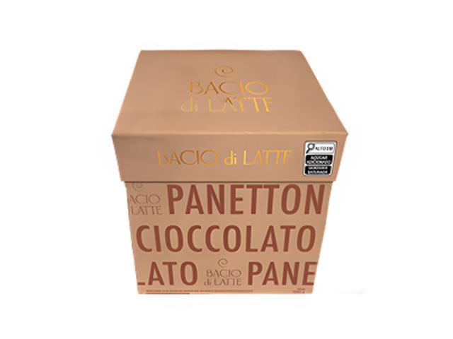 Panettone Bacio di Latte Massa com gotas e recheio de chocolate 700G - 1