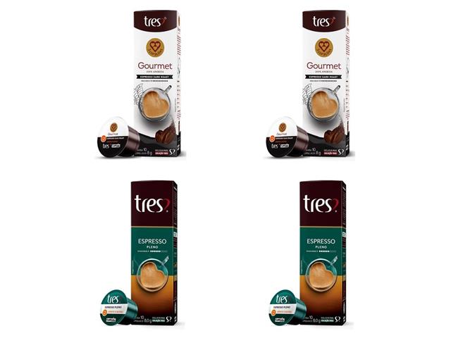 40 Cápsulas Três Corações Duo Espresso – Dark ...