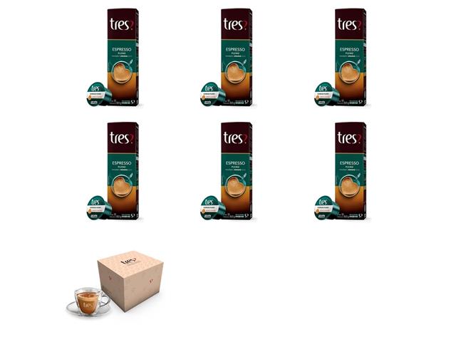60 Cápsulas Três Corações Espresso Pleno + Xíc...