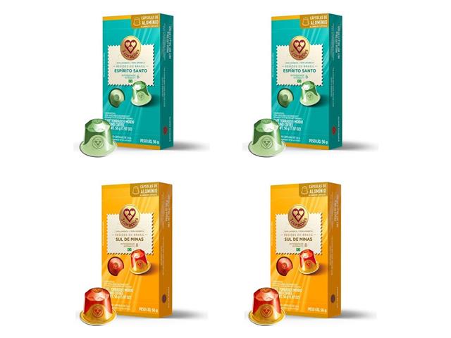 40 Cápsulas Nespresso 3 Corações – Espírito Sa...
