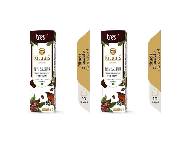 20 Cápsulas Três Corações Rituais Chocolate – ...