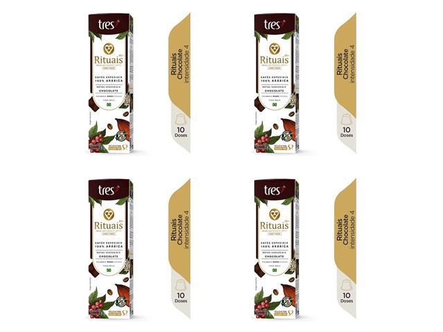 40 Cápsulas Três Corações Rituais Chocolate – ...