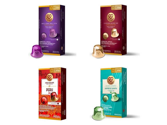 Combo Nespresso 3 Corações: Mogiana, Cerrado, ...