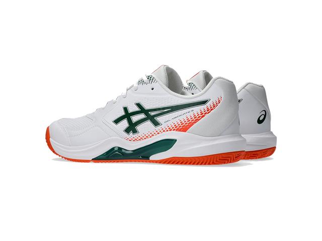 Tênis Asics Gel-Dedicate 9 Padel, 100 White/Jewel Green Masc Tam 41 - 1