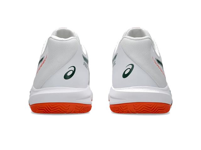 Tênis Asics Gel-Dedicate 9 Padel, 100 White/Jewel Green Masc Tam 41 - 5