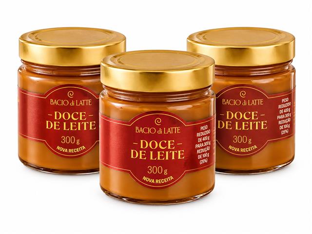 Combo 3 Potes Bacio di Latte Doce de Leite 300...