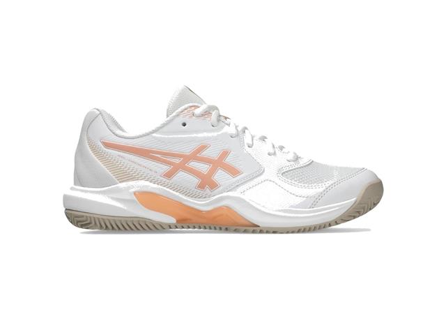 Tênis Asics Gel-Dedicate 9 Clay, 100 White/Cantaloupe Fem - 2