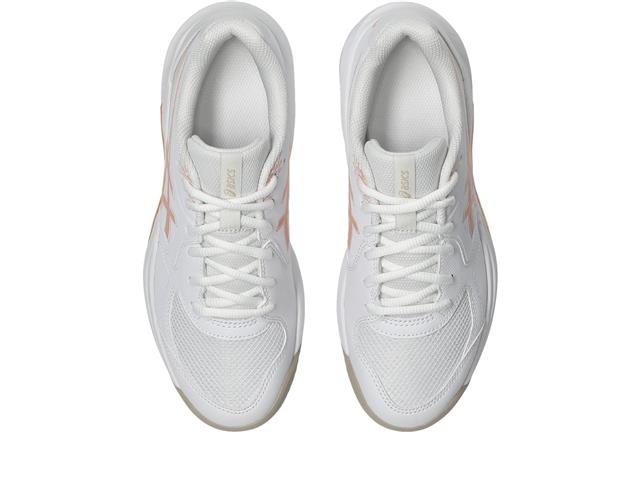 Tênis Asics Gel-Dedicate 9 Clay, 100 White/Cantaloupe Fem - 6