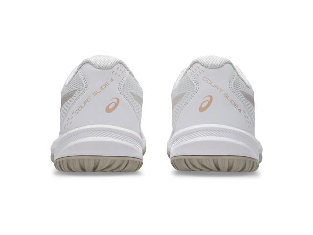Tênis Asics Court Slide 4 White/Cantaloupe - 4
