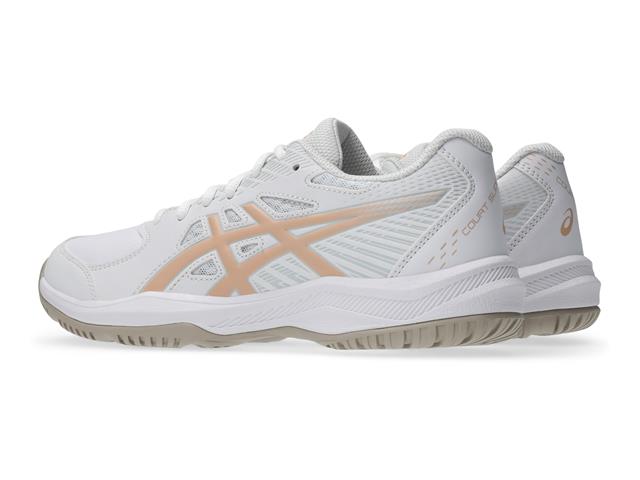 Tênis Asics Court Slide 4 White/Cantaloupe - 1