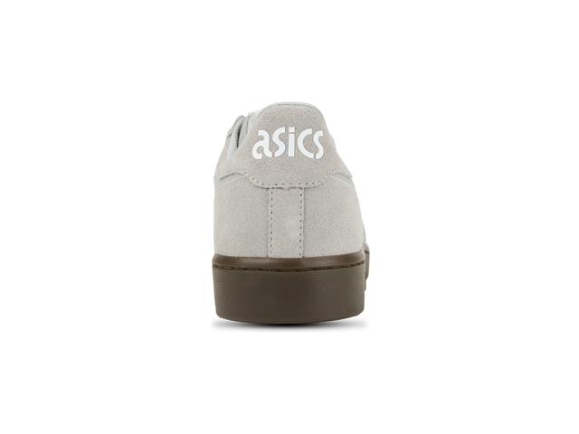 Tênis Asics Japan S Camurça Cement Grey/White - 4