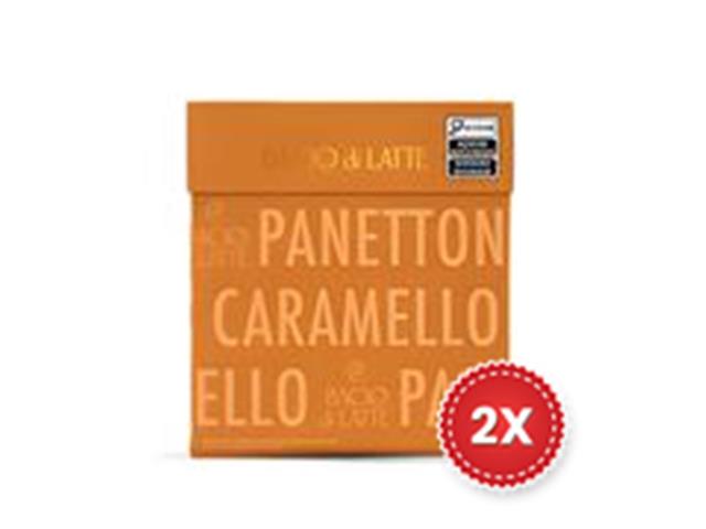 Kit 2 Panettones Bacio di Latte Caramelo Salgado 700g