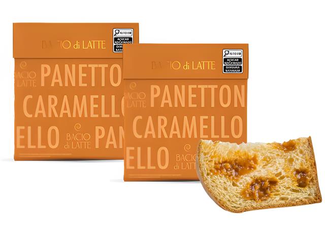 Kit 2 Panettones Bacio di Latte Caramelo Salgado 700g