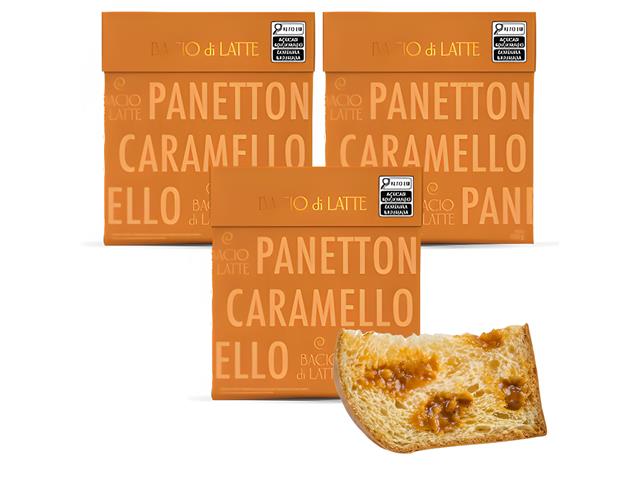 Kit 3 Panettones Bacio di Latte Caramelo Salgado 700g