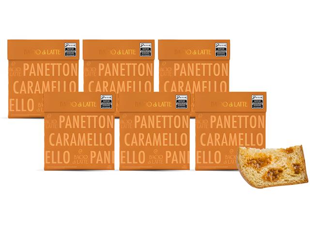 Kit 6 Panettones Bacio di Latte Caramelo Salga...