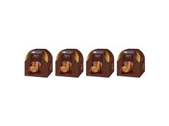 Kit 4 Panettones Lindt Gotas de Chocolate Amargo 400g
